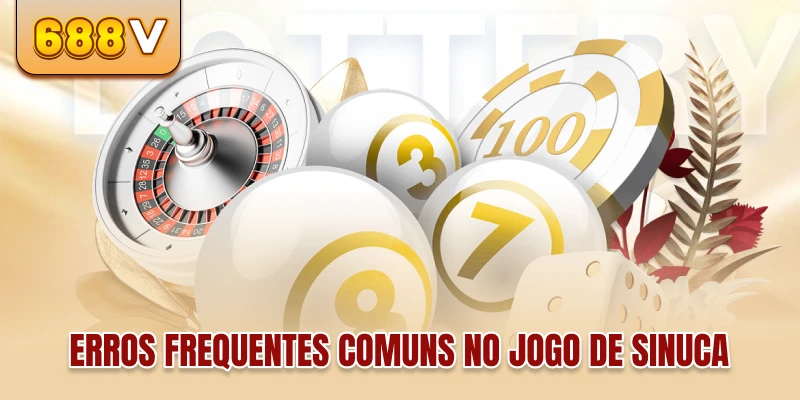 Erros frequentes comuns no jogo de sinuca