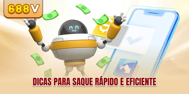 Dicas para saque rápido e eficiente